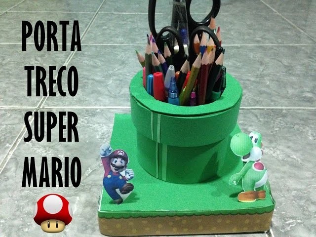 DIY Porta treco do Super Mario | Faça você mesmo