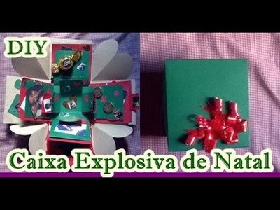 DIY Presente Criativo para Namorado. Caixa Explosiva de Natal :)