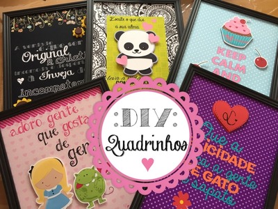 DIY * Quadrinhos com mensagens *