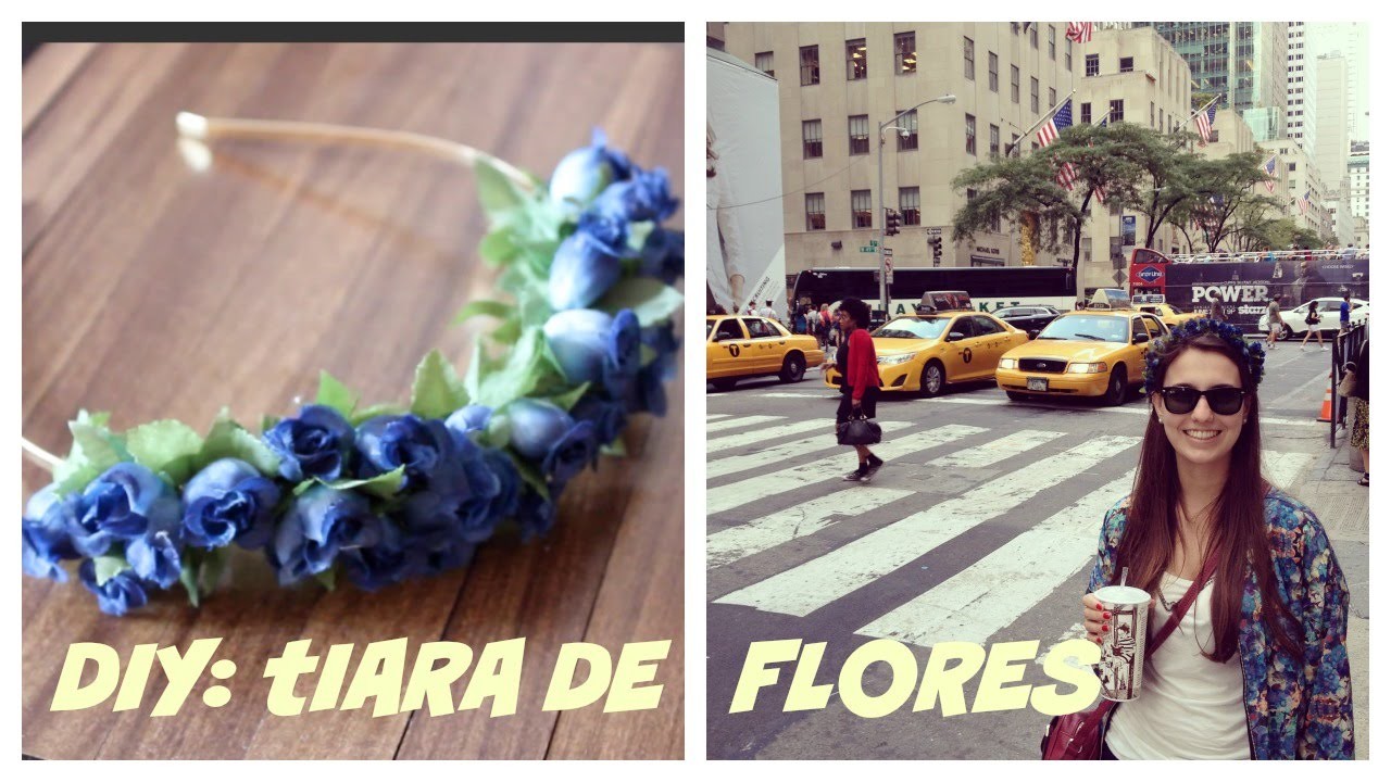DIY: Tiara de Flores para o Verão!