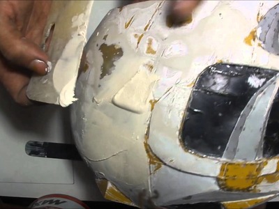 How do you make a POWER RANGER helmet - DIY - part 9