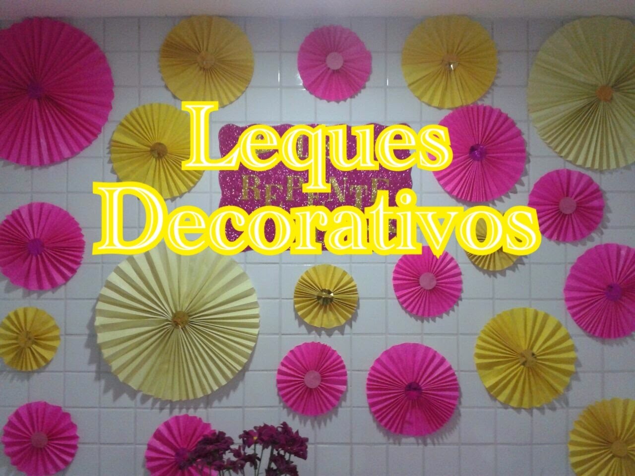 Leques Decorativos - Como Fazer? - DIY