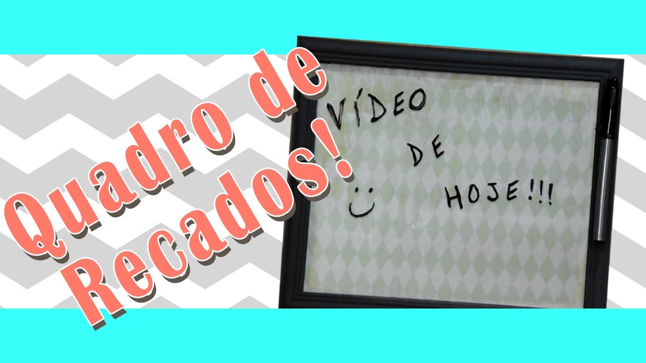 Mural de recados DIY