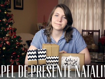 PAPEL DE PRESENTE NATALINO | DIY
