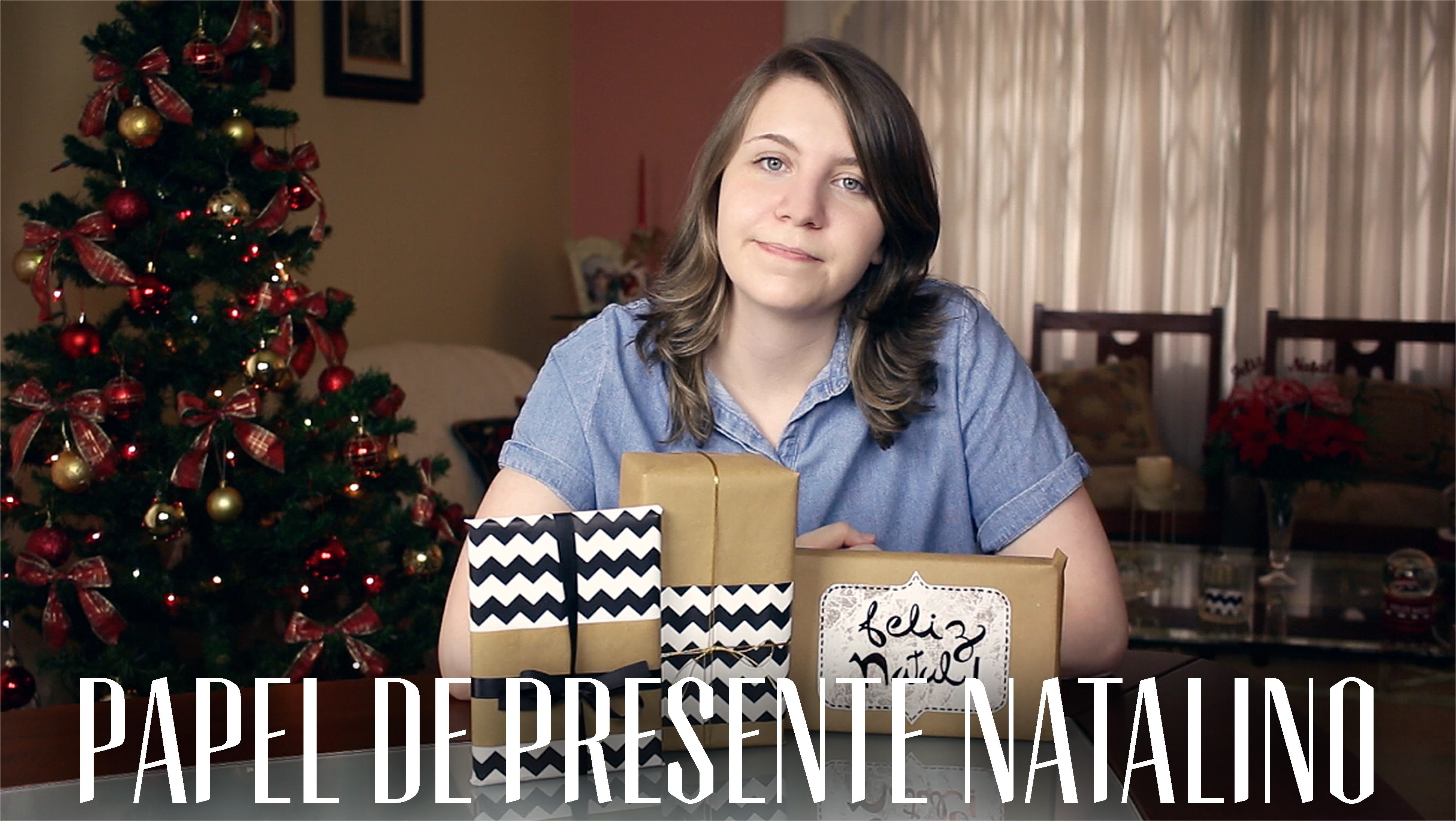 PAPEL DE PRESENTE NATALINO | DIY