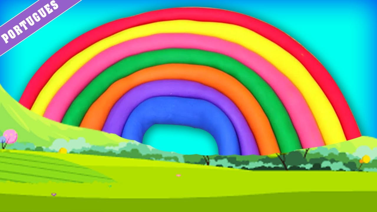 Play Doh Rainbow | Arco iIris de Plasticina | Play doh Creations by HooplakIdz Portugues!