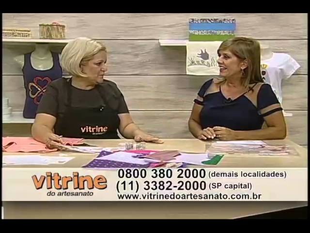 Regata Customizada com Valéria Souza - Vitrine do Artesanato na TV