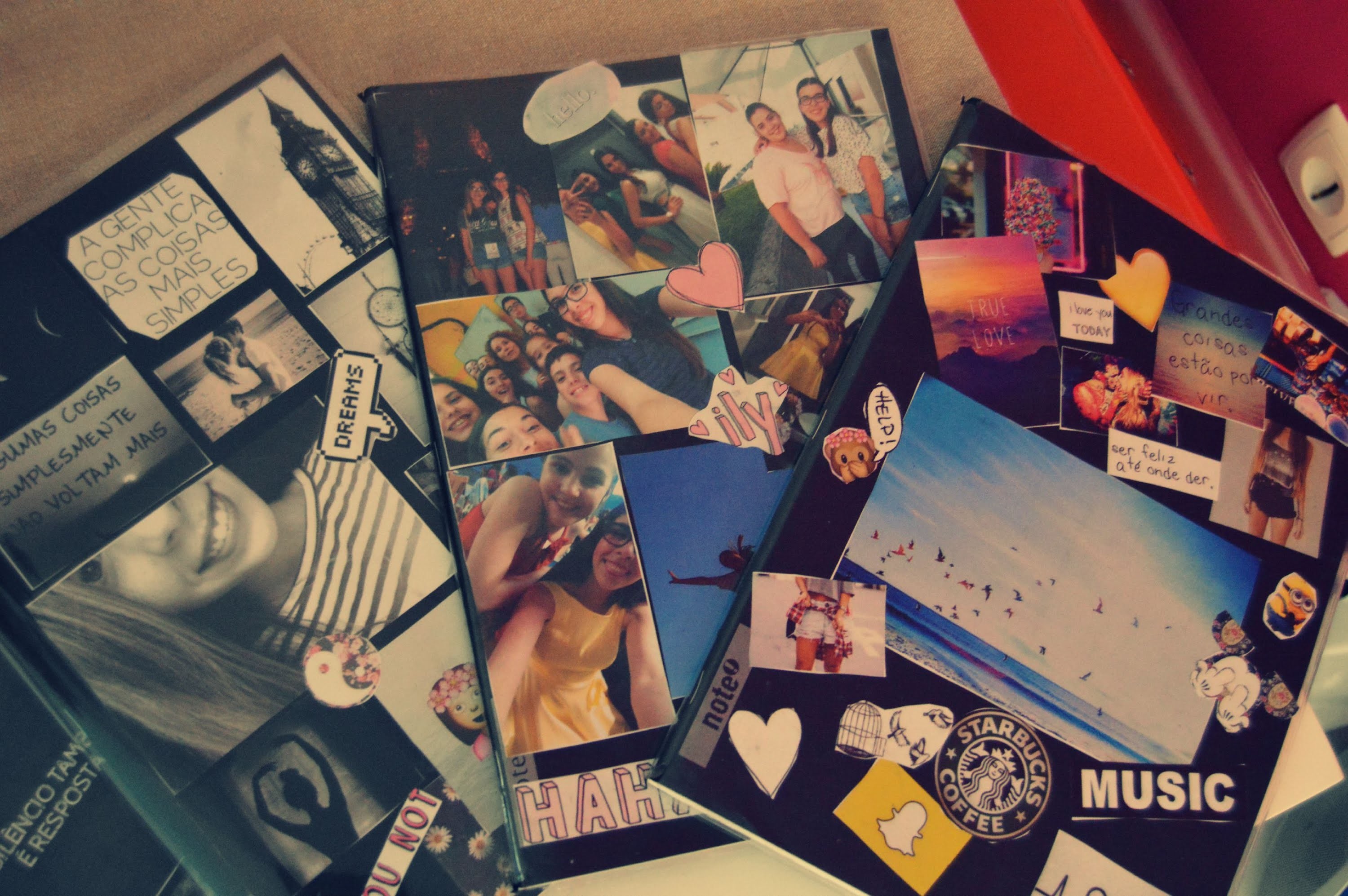 Regresso ás aulas. DIY cadernos personalizados