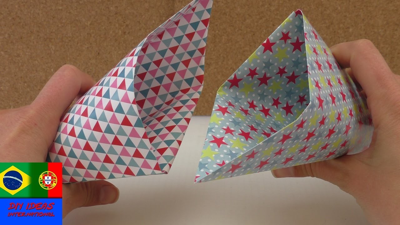 Truque de mágica com sacos de papel – Tutorial DIY Kids