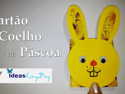 Cartão Coelho de Páscoa - DIY - Easter bunny card