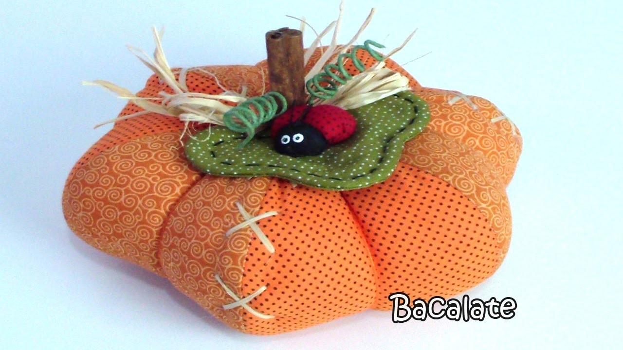 Como fazer Abóbora Moranga Dia das Mães - DIY calabaza manualidades Pumpkin