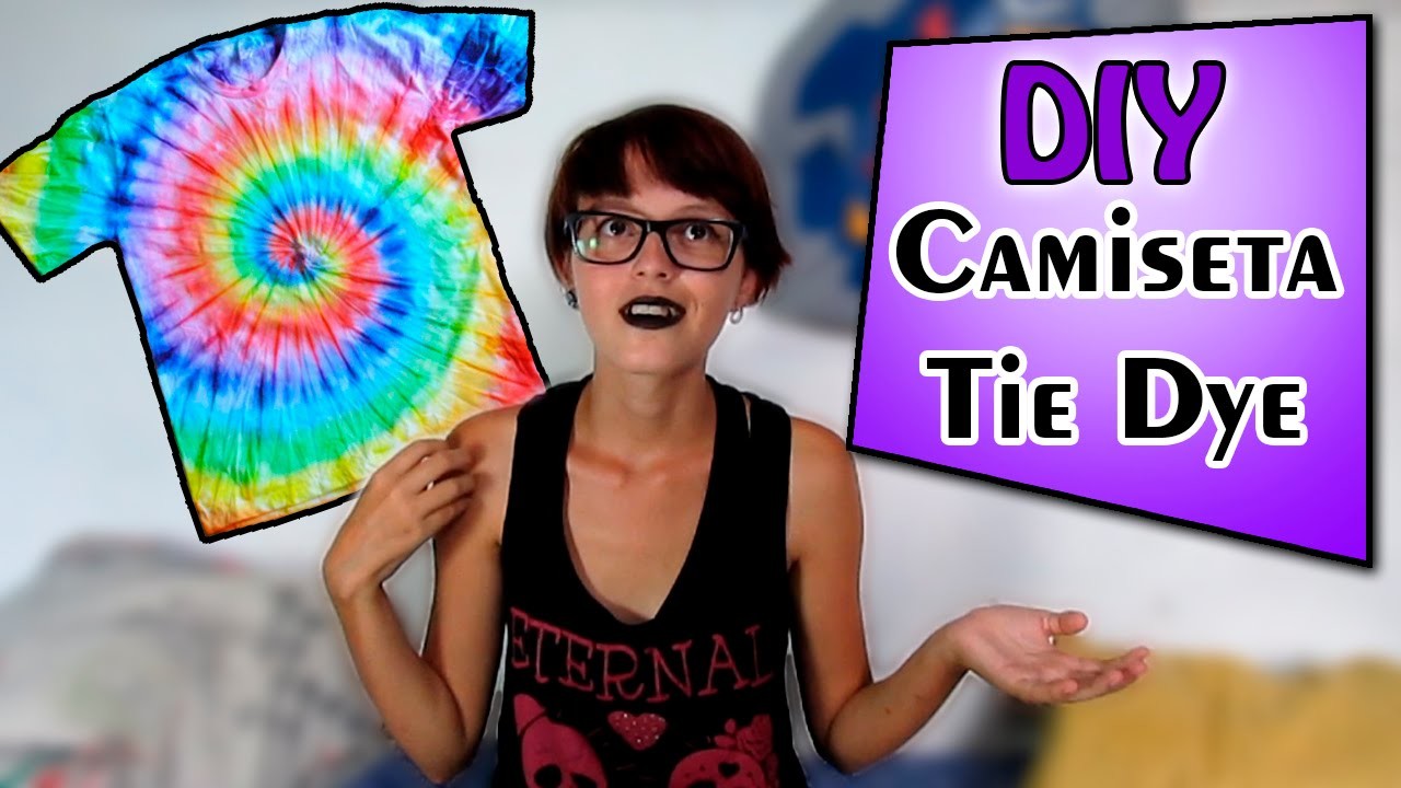 Como fazer camiseta tie-dye || DIY - Tutorial
