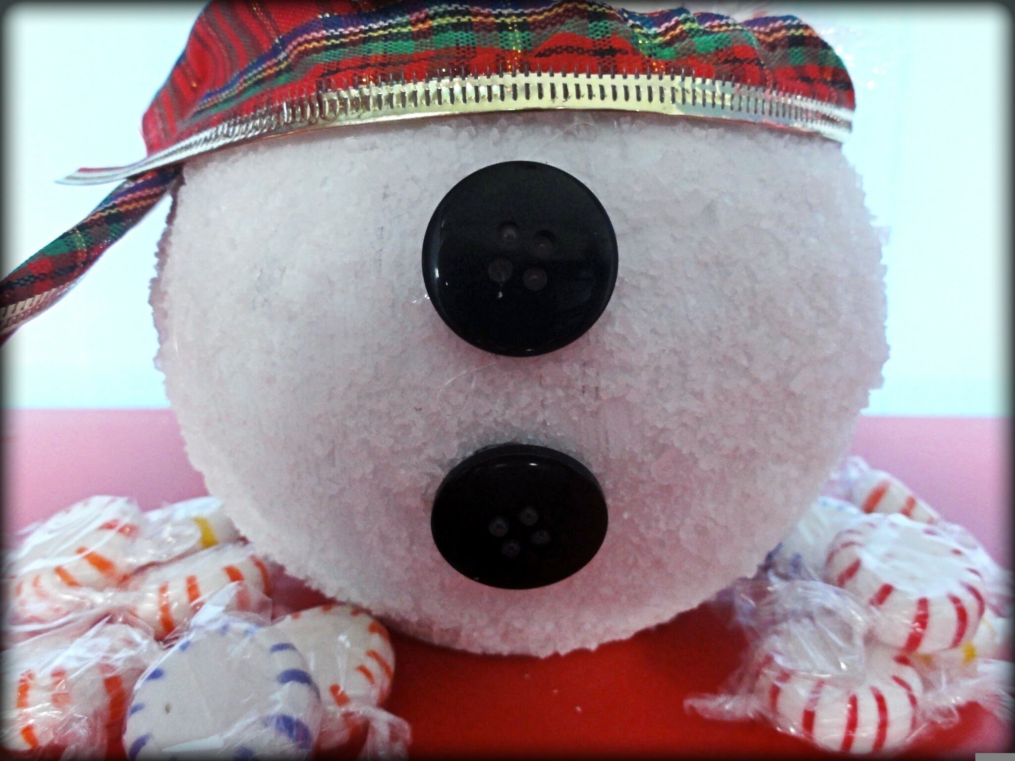 DIY: Baleiro boneco de neve - Especial de Natal - Mini Boneco de Neve