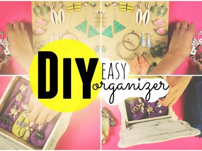 Diy Brincos e Anéis organizados | Preta Pariu