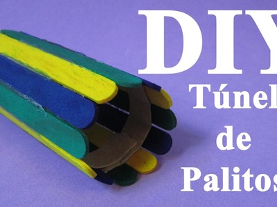 DIY: Brinquedos para Hamster -Túnel de Palitos- (DIY Hamster Toys -Popsicle Stick Tunnel-)