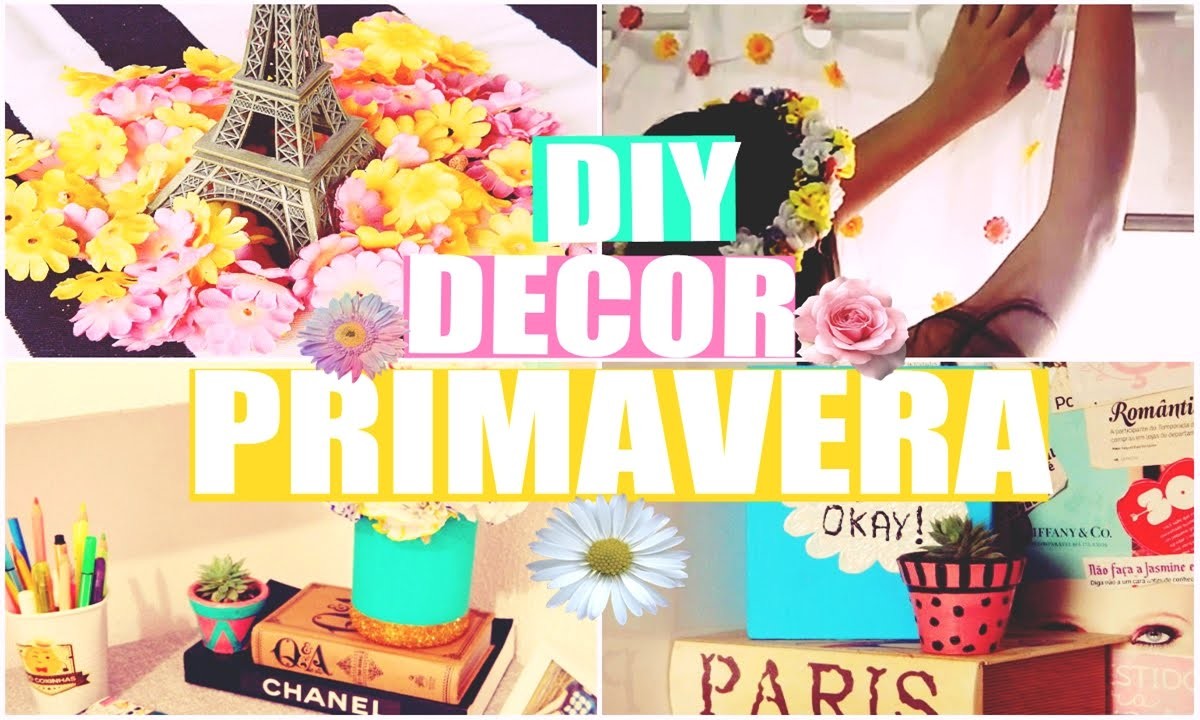 DIY DECOR| PRIMAVERA ♥ Ideias simples & baratas ♥