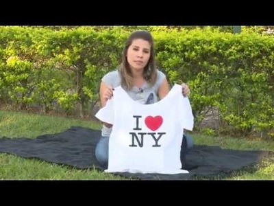 DIY Ecobag de camiseta - Quadro Faça Você mesmo (Mulher.com)