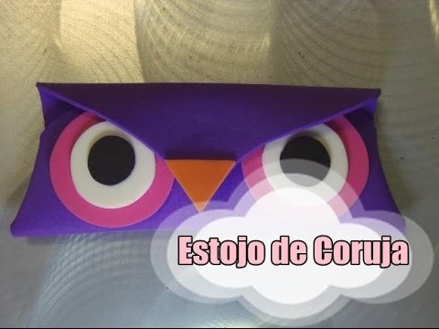 DIY.: Estojo de Coruja