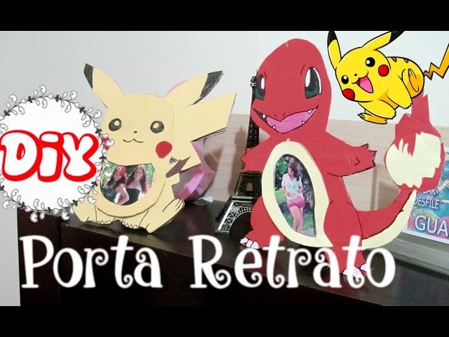 DIY Geek ~ Porta Retrato de Pokemon