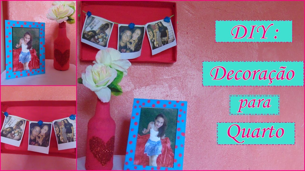 ♥ DIY - Itens fofos para decorar o quarto !