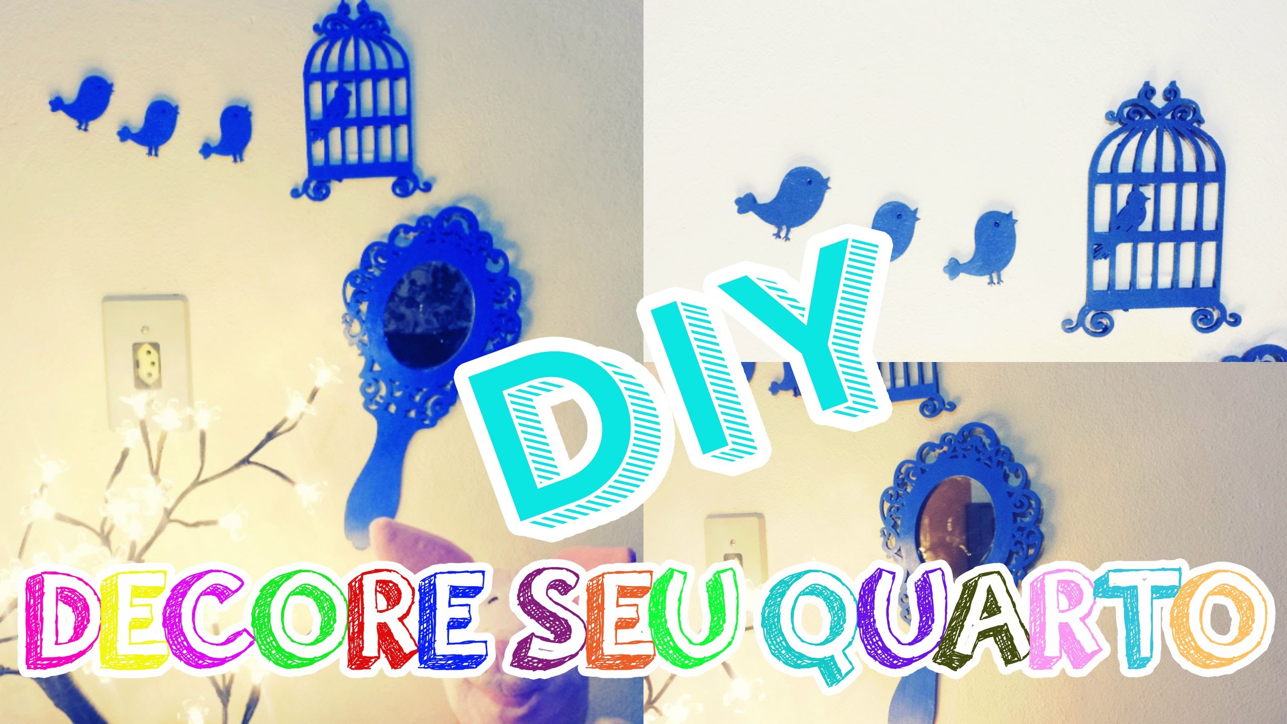 DIY. Itens para decorar seu quarto ♡ | Juju Oliveira ❤ #VEDA9