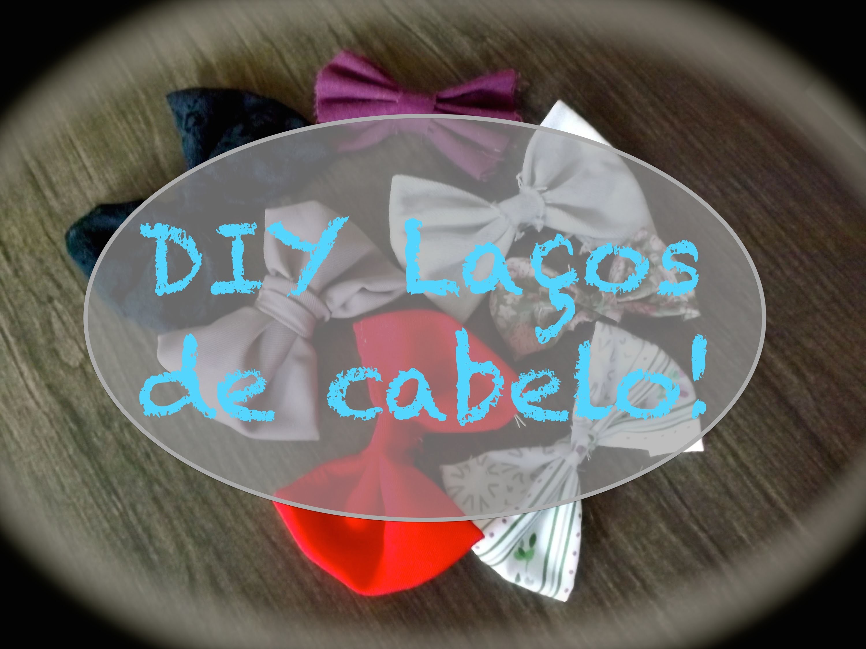 DIY Laços de cabelo!