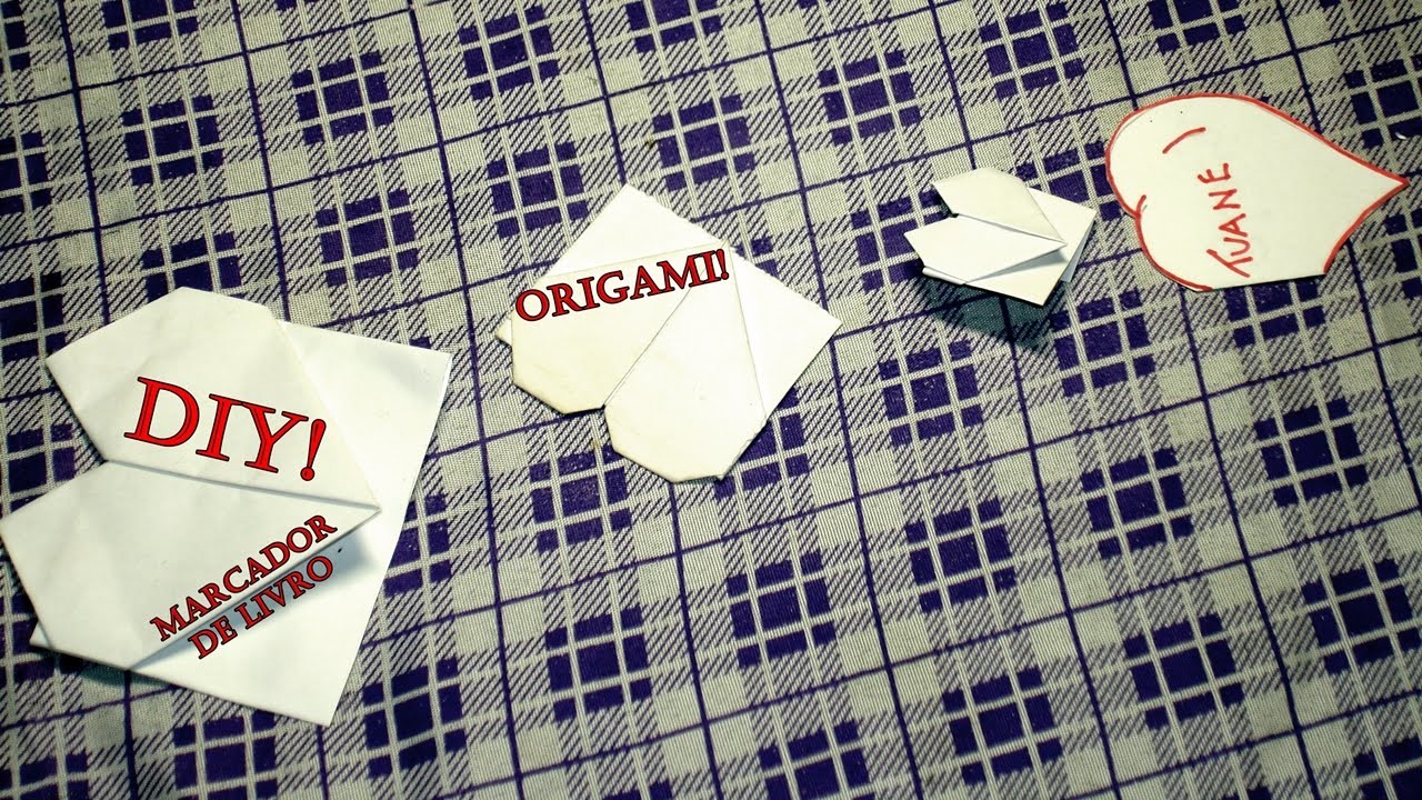 DIY | Origami | Marcador de livro.