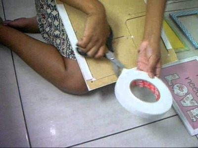 DIY - Parede com quadros - Por Brenda Palma - Tudo de Menina