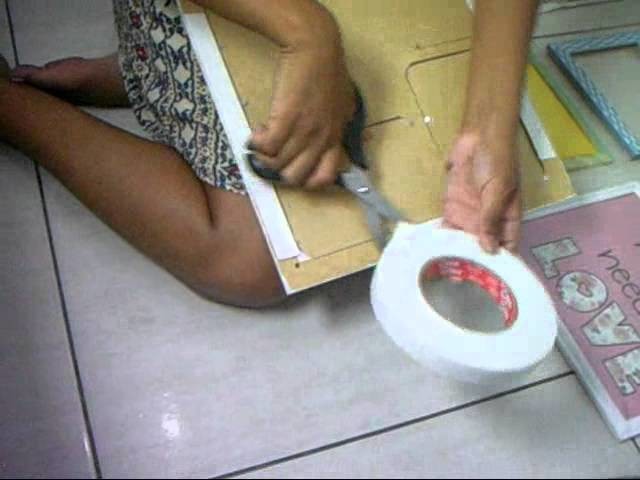 DIY - Parede com quadros - Por Brenda Palma - Tudo de Menina