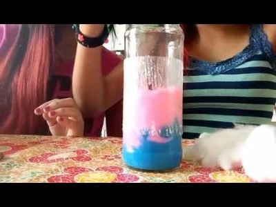 DIY:Pote Galáxia.Bottle Nebula