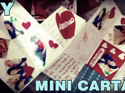 DIY Presente Criativo para Namorado. Mini Cartão de Natal