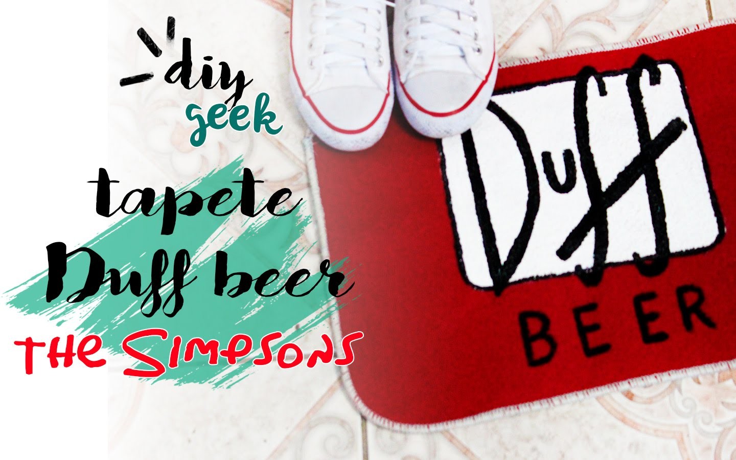 DIY TAPETE DUFF BEER ❤ DIY THE SIMPSONS