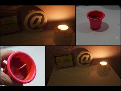 Diy: Vela com perfume e porta vela