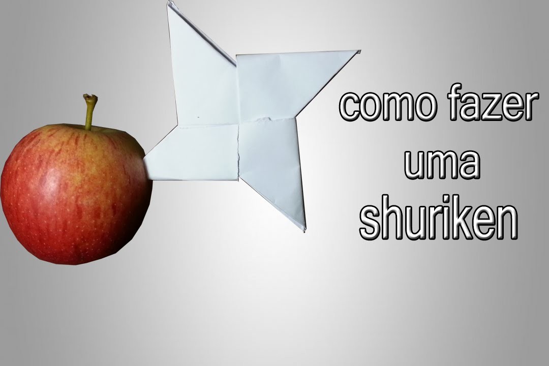 Estrela ninja de origami (shuriken)