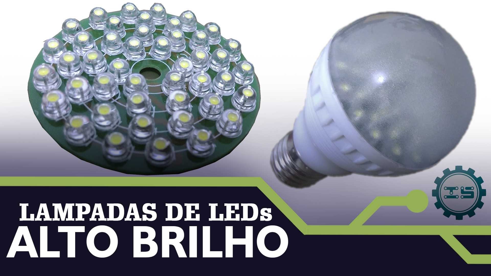 LAMPADA DE LEDs DE ALTO BRILHO -  KIT DIY(Montagem) - ICSTATION.