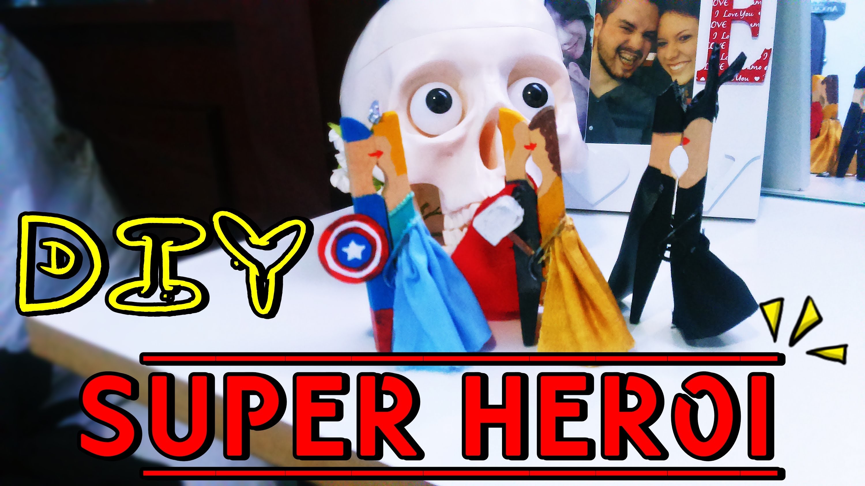 Super Herói Porta Bilhete - DIY (Faça voce mesmo)