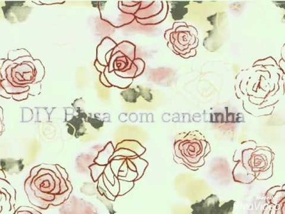 DIY Blusa com canetinha