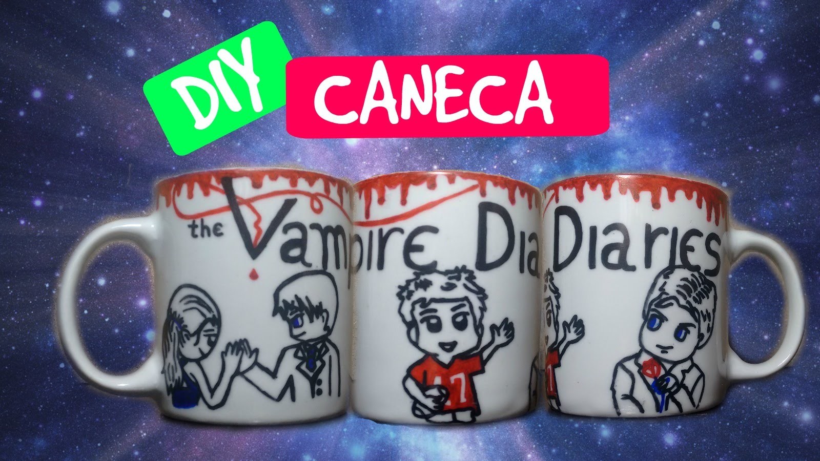 DIY: CANECA THE VAMPIRE DIARIES