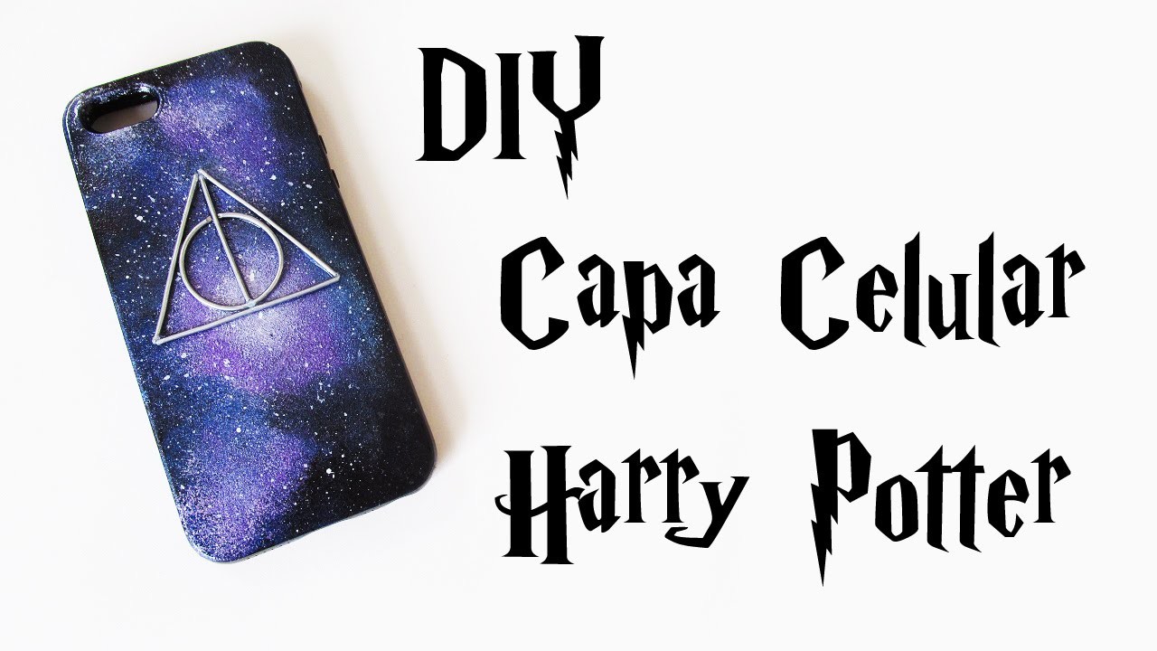 DIY: Capa de Celular Personalizada Relíquias da Morte - Harry Potter