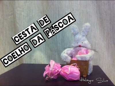#DIY CESTA DE PÁSCOA FEITA DE CAIXA DE LEITE - COELHO DA PÁSCOA. ESPECIAL DE PÁSCOA #1