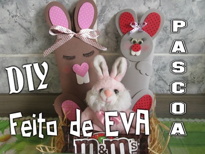 #DIY Coelhinhos com CÍLIOS POSTIÇOS - Porta barra de Chocolate e caixinha de Bis #facavocemesmo