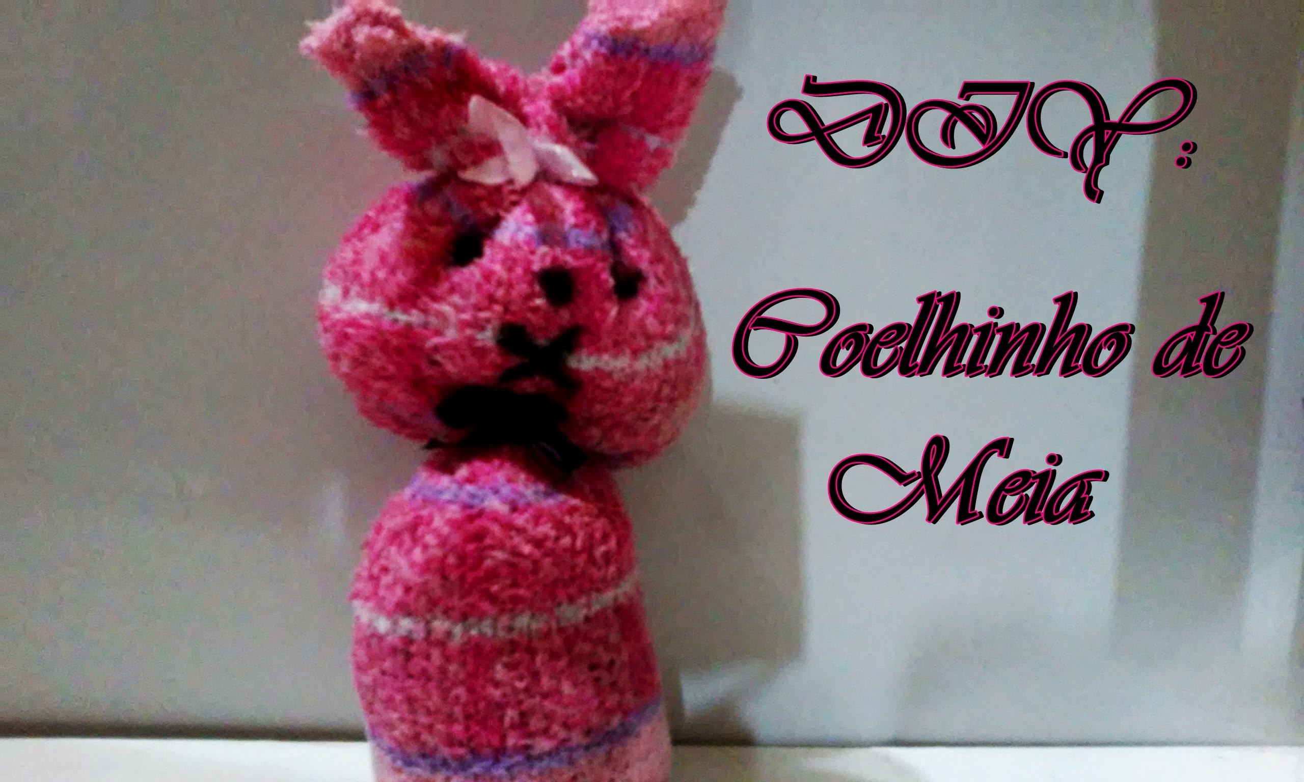 DIY Coelho de Meia