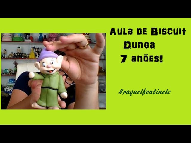 DIY-  Dunga dos 7 anões - Biscuit - Raquel Fontinele