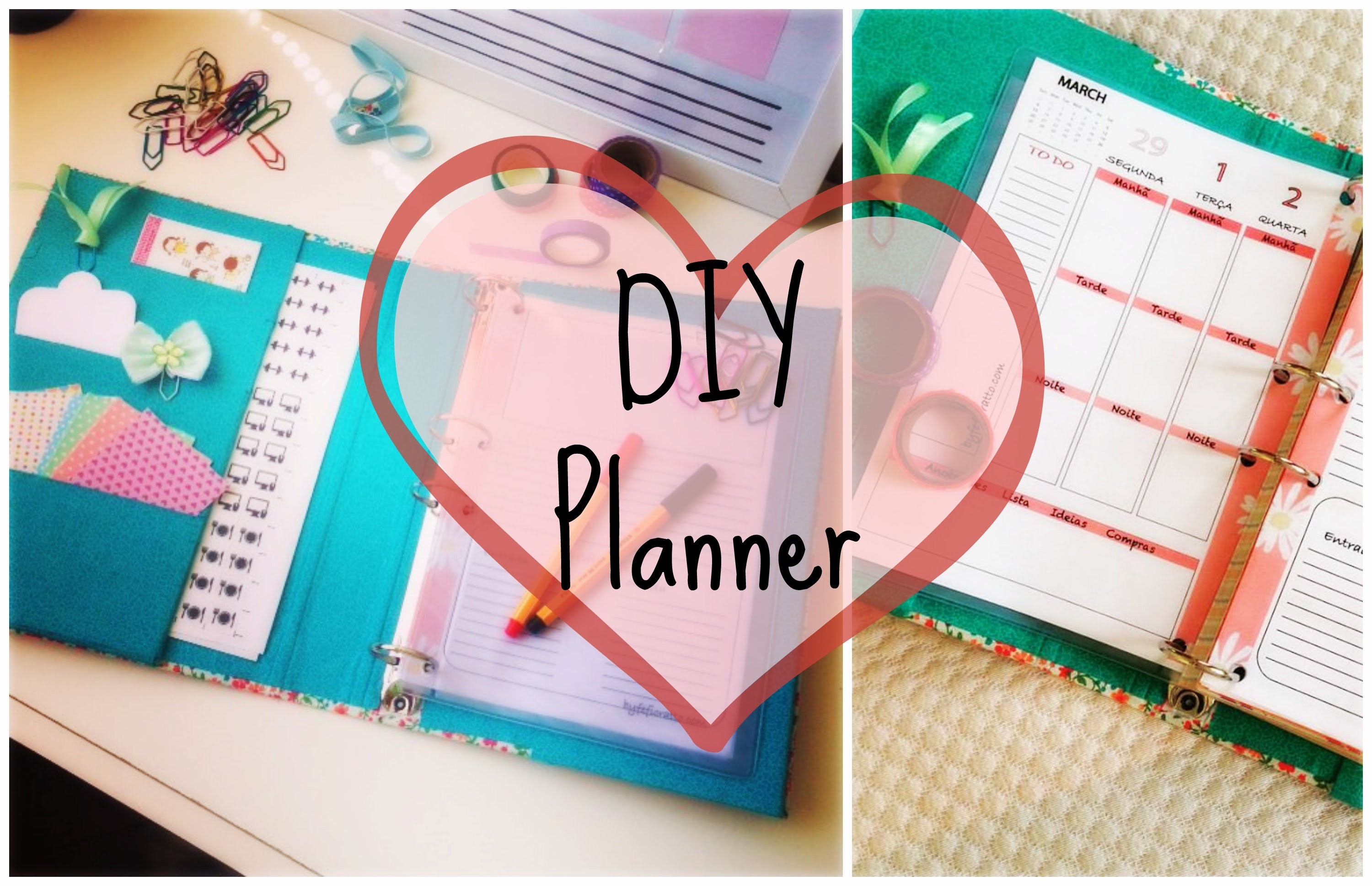 DIY | Faça seu próprio planner