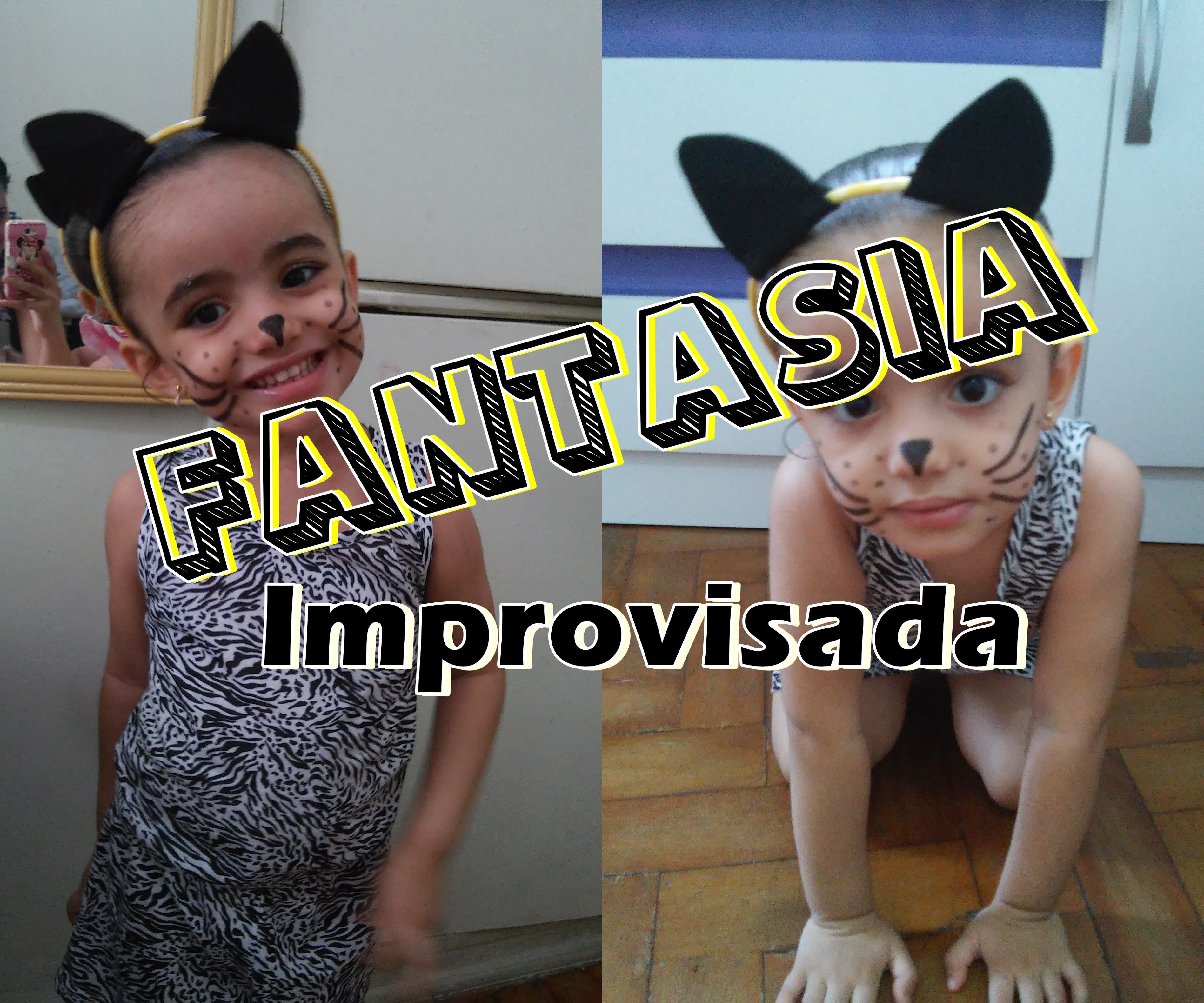 DIY: Fantasia Improvisada de Carnaval FAÇA EM CASA #7