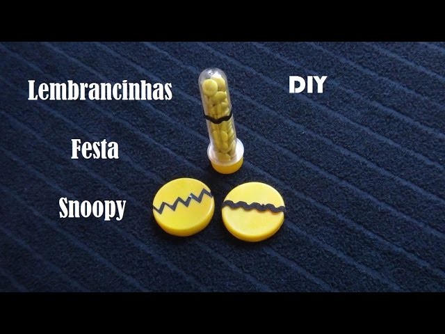 DIY - Lembrancinhas super fáceis para festa com tema Snoopy