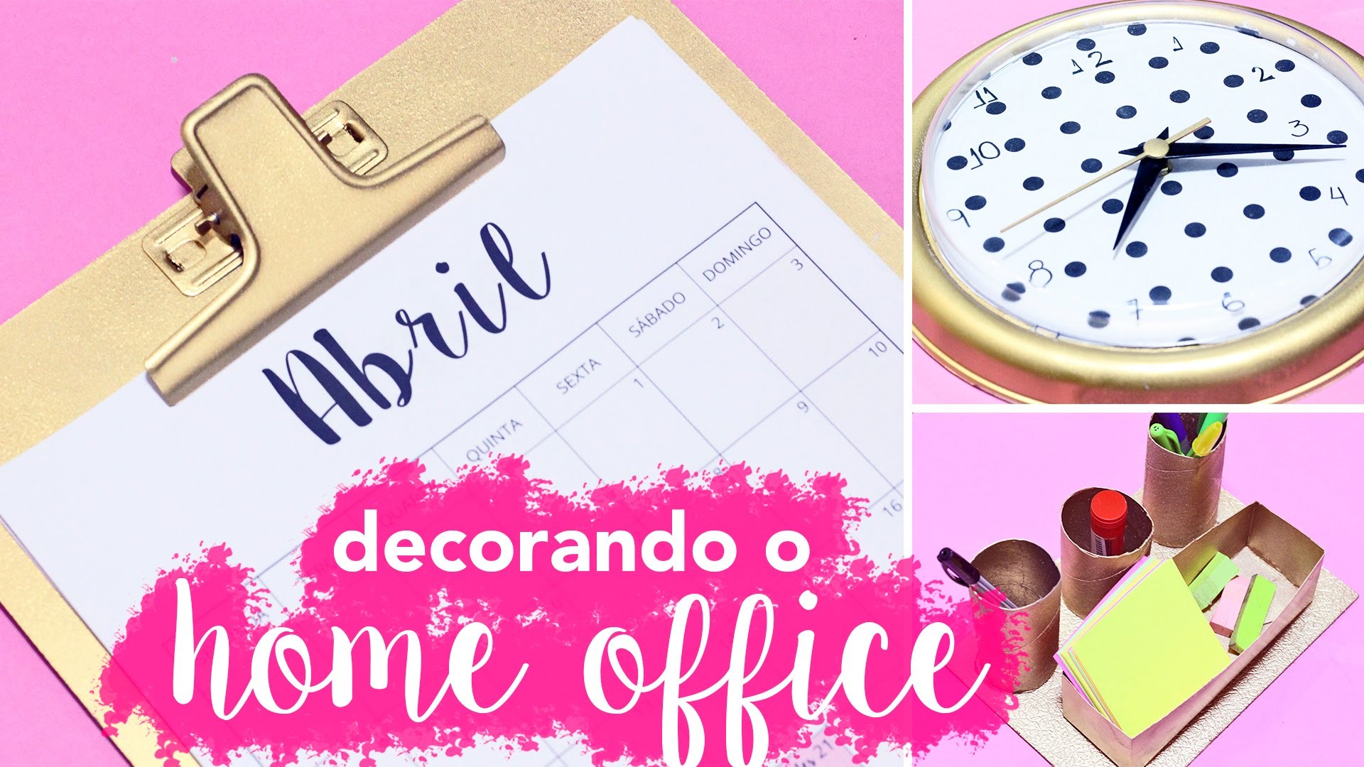 DIY :: Organizando o Home Office