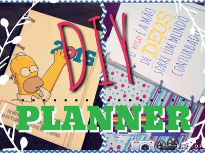 DIY - PLANNER (diário) 2016 