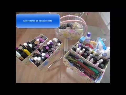 DIY:Reciclando caixas de leite- ORGANIZADORES