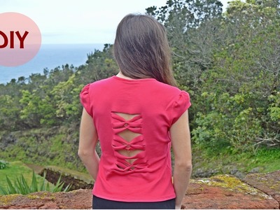 DIY simples: Customização de camiseta